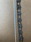 Antique Art Nouveau Sterling Silver Repouss Panel Belt Mauser Manufacturing 105g