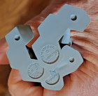 Large Lot Of 36 Recast Marx Boonesboro Pioneers In Beautiful Medium Gray        