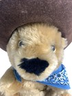 Beariff The Sheriff Teddy Bear Hat Badge Bandana Vintage Plush  Avon 1986 9 
