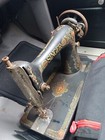 Antique Singer Sewing Machine Model 66  red Eye   Hand Crank  With Case