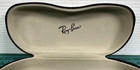 Authentic Ray-ban Sunglasses Black Case Only Black Genuine Oem Holder Hard