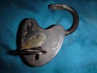 Civil War Union  Us Marked Padlock With Key