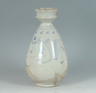 Korean Joseon Dynasty Tokkuri Vase   W 13 3   H 23 2 cm  Pot Plate