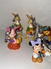 Vintage Applause Disney Keychains Lot Mickey Minnie Pooh Rabbit Piglet Eeyore