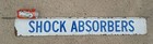 Vintage Shock Absorbers Service Station Garage Double Sided Hanging Metal Sign