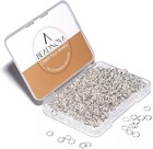 300 Silver-plated 5mm Jump Rings For Jewelry Making - Perfect For Diy Projects