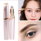 Electric Eyebrow Trimmer Women Flawless Facial Hair Remover Battery Operated Usa