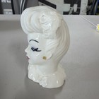 Vintage Lady Head Planter Mid Century Modern Retro 1950s 
