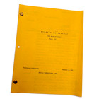 Mission Impossible 1969 Tv Show Dialogue Continuity Script  spotting Script Vtg