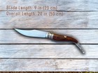 9  Satin Blade Giant Sevillian Style Spanish Navaja Folding Knife W  Ratchet