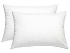 2 Pack  100  Cotton Percal 250 Thread Count Zippered Pillow Protectors Pillow En