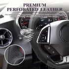     hydro Dip Carbon Fiber Steering Wheel For Chevrolet Camaro Zl1 2016-2024 Nappa