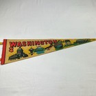Vintage Felt Travel Souvenir Pennants From Various Locations Lot Of 5 70 s   80 