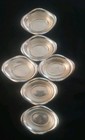 Vintage Hand Hammered Edwards Sterling Silver Nut Cups Set Of 6