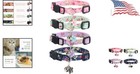 Floral Cat Collars With Bells - Adjustable Breakaway Safety Design  4-pack