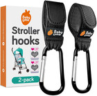 Stroller Hooks For Bags  2 Pack  - Universal Stroller Clips And Hooks  Non-sl   