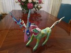 Oaxacan Alebrije Vintage Oaxaca Folk Art Wood Carving Artist  Signed Cordova