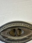 Vintage Colebrookdale Iron Co Pottstown Pa Usa Sad Iron   2 Base