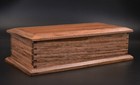 Dovetailed Box Made In Walnut Trinket Keepsake Jewelry Pen Pencil Wood Ornament