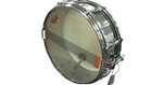 Vntg Slingerland Black brass Niles Oval Badge Snare Drum  With Case 