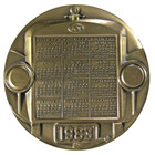 Calendar Medal 1983 Medallic Art Co History Automobile Marcel Jovine Bronze 76mm