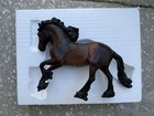 Rare New Model Horse Resin    brave Hart    Bay Draft Sheryl Leisure Traditional