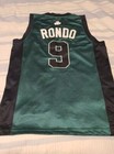 Official Nba Adidas Boston Celtics Rondo  Basketball Jersey Sz 48