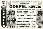 1955  Gospel Caravan Handbill  Blind Boys Of Miss   Caravans  Pilgrim Travelers 