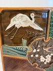 Rare Antique Mintons China Works 6x6 Majolica Tile     1878 Japanese Aesthetic 