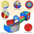 Crawl House Tunnel Portable Kids Indoor Outdoor Toddler Play Tent Ball Pit