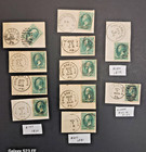 1870-1881  3 Cent Washington  11 Consecutive Philadelphia Fancy Cancels