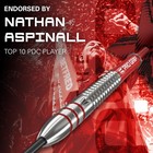 Target Darts Nathan Aspinall Tungsten Steel Tip Darts Set - 9 Pro Grip Shafts   