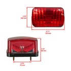 Caltric Taillight Assembly   Bulb For Yamaha Wolverine 350 Yfm350fx 2002-2005