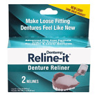 Dentemp Reline-it Denture Reliner  2 Relines  pack Of 2 Boxes 