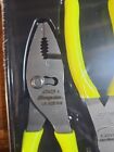Snap-on Tools New Pl307acfhv Hi-viz Yellow 3pc Soft Grip Pliers   Cutters Set