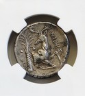 Ionia Ephesus Bee   Stag Tetradrachm Ngc Ch Vf Ancient Silver Coin