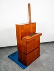 Mid Century Danish Modern Wall Unit 3 Bay Teak Modular Cado Cabinets Shelving