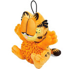     New Garfield Fat Tabby Cat Plush Charm Purse Bag Car Hanging Ornament Lasagna