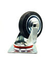 4pk 8pk 3  4  Swivel Caster Wheels Rubber Base With Top Plate Bearing Heavy Duty