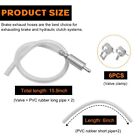 Gasedin 2 Pcs Brake Bleeder Hose  One Way Check Valve Tube Bleeding Tool Kit    