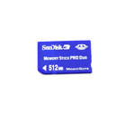 San Disk Memory Stick Pro Duo 512mb Sdmsg-512 Blue