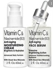 Vitamin C   Niacinamide Face Cream   Serum Set Anti-aging Brightening 2oz
