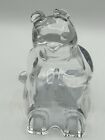 24  Lead Crystal Bear Coin Bank Gordon Scott Czech Republic