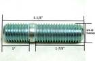 One 3 4 -10 X 3  Double Threaded Stud Rod 1  To 1-7 8  Zinc Steel Grade 8  nh 