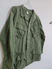 Vtg 60s Jungle Jacket Military Us Army Vietnam War Large Slant Pocket Og-107