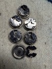  6  Vintage 5 Cent Buffalo Nickel Button Covers