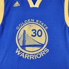 Adidas Golden State Warriors Nba  30 Stephen Curry Jersey Mens M Blue Shirt