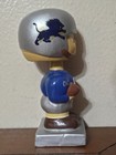 Vintage 1960s Detroit Lions Nfl Nodder Bobblehead Japan  00 Square Silver Base