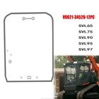 Track Loader Door Window For Kubota Skidsteer Svl65 Svl75 Svl90 Svl95 Svl97