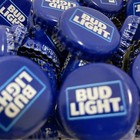 150 Bud Light Beer Bottle Caps Twist Off No Dents Crafts